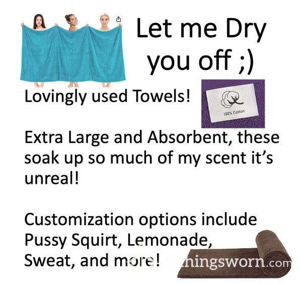 Used Bath Towels!  Extra Large 100% Cotton <3