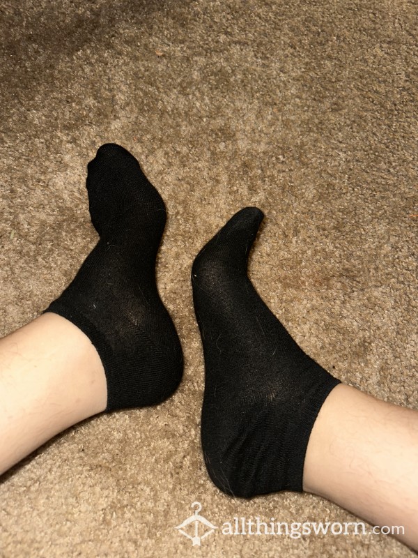 Used Black Socks