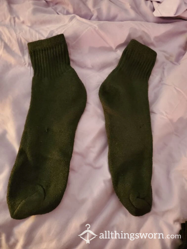 Used Black Women's Work Socks