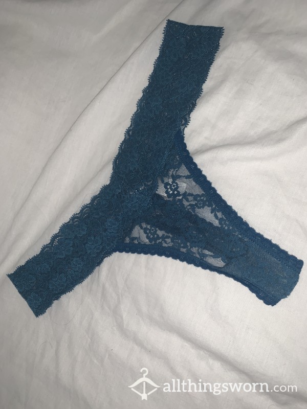Used Blue Thongs