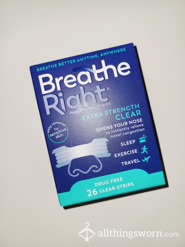 Used Breathe Right Strips