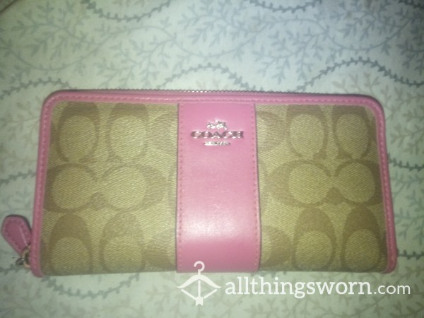 Used Coach Wallet For Sissies