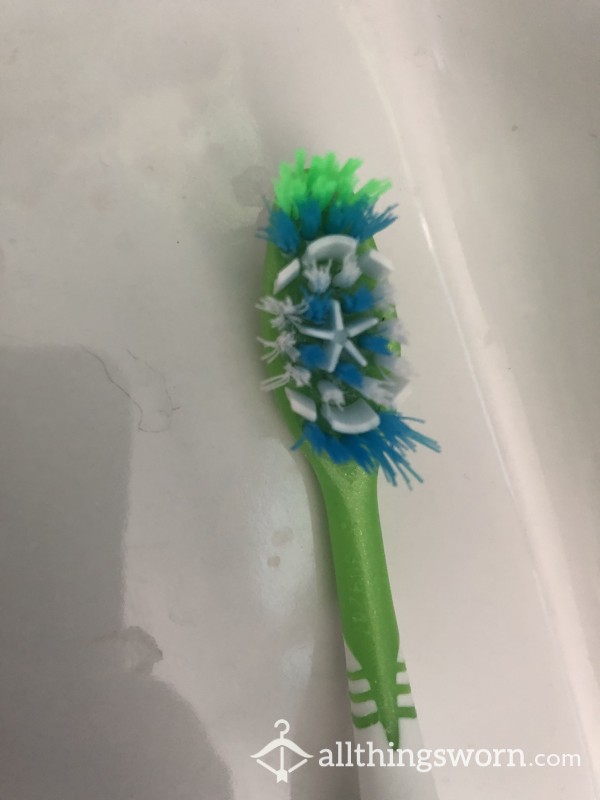 Used Colgate Toothbrush And Video