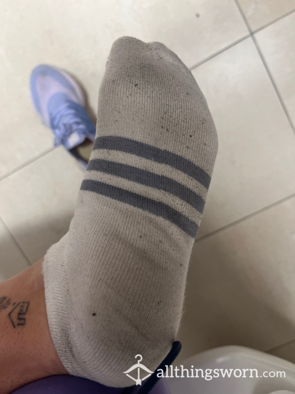 Used College Athlete Ankle Socks