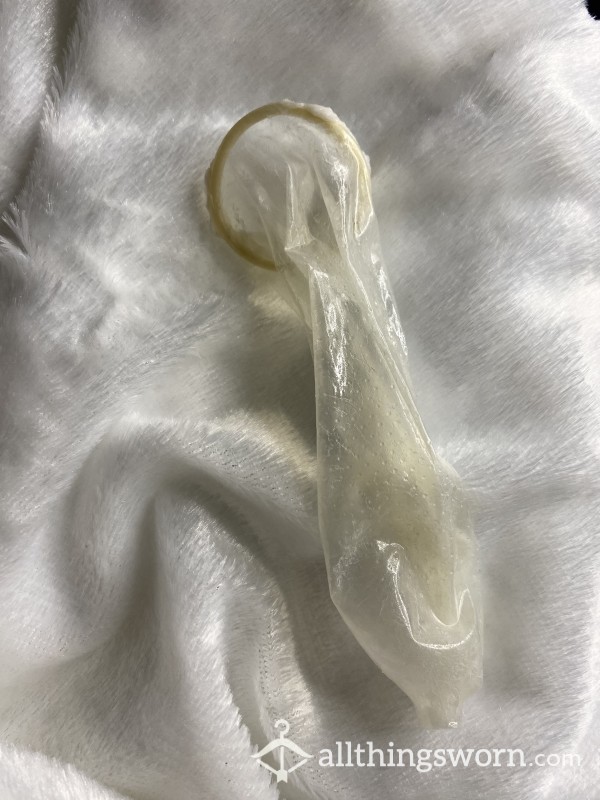 Used Condom From Solo Goddess Play