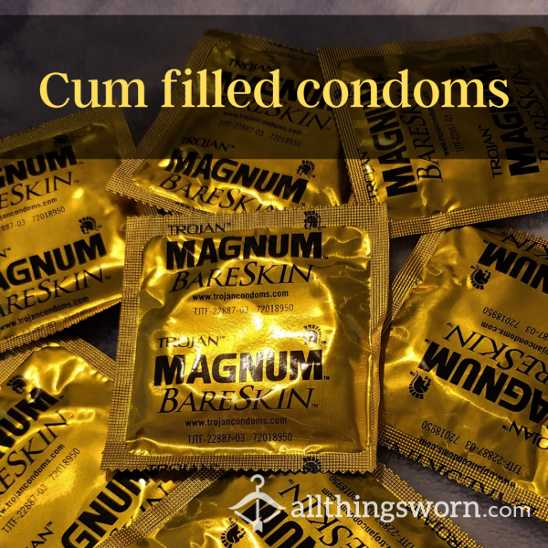 Used Magnum Condoms