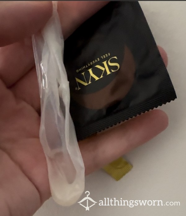 Used Condoms And Sex Tissues. Preserved In Ziploc Bag.