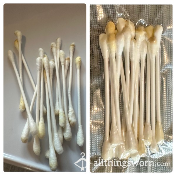 Used Cotton Swabs