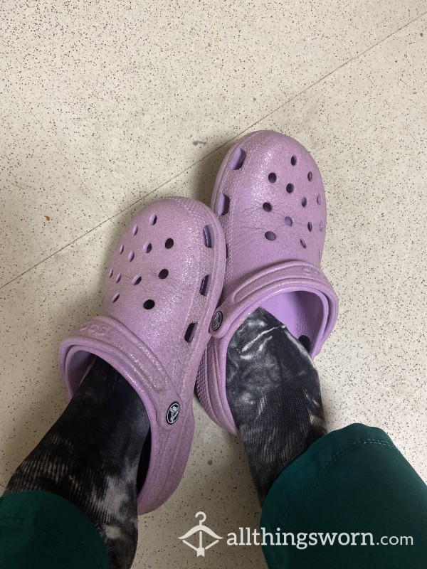 Girly Hospital Crocs, Used And Abused