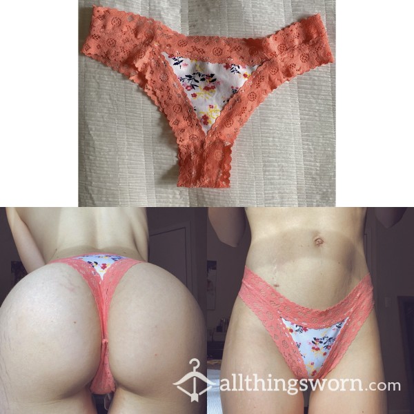 Used Dainty Lace Thong