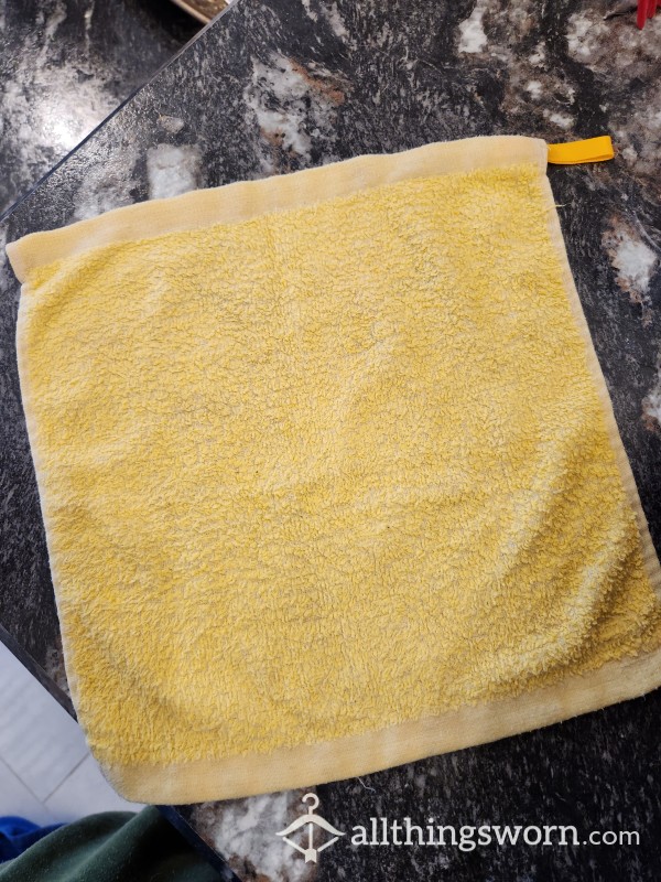 Used Facial Cloth- One Week Used Face Washcloth