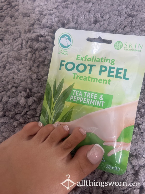Used Foot Mask 👣