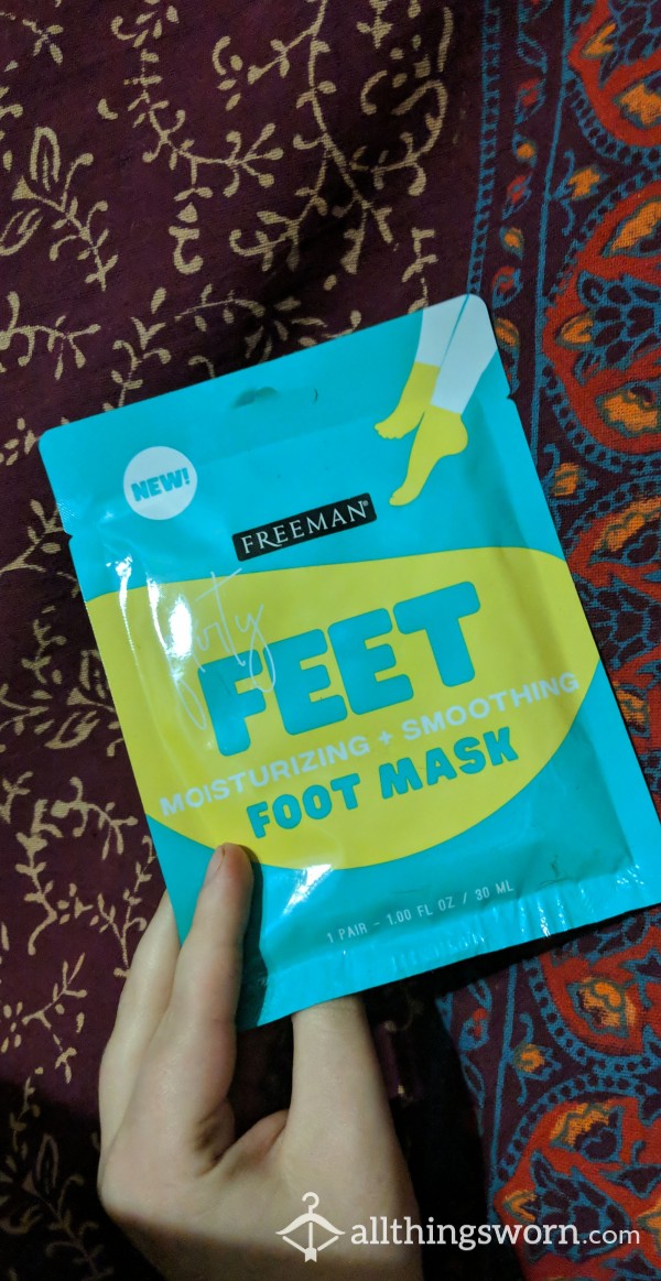 Used Foot Mask On My Dirty Stinky Little Feet