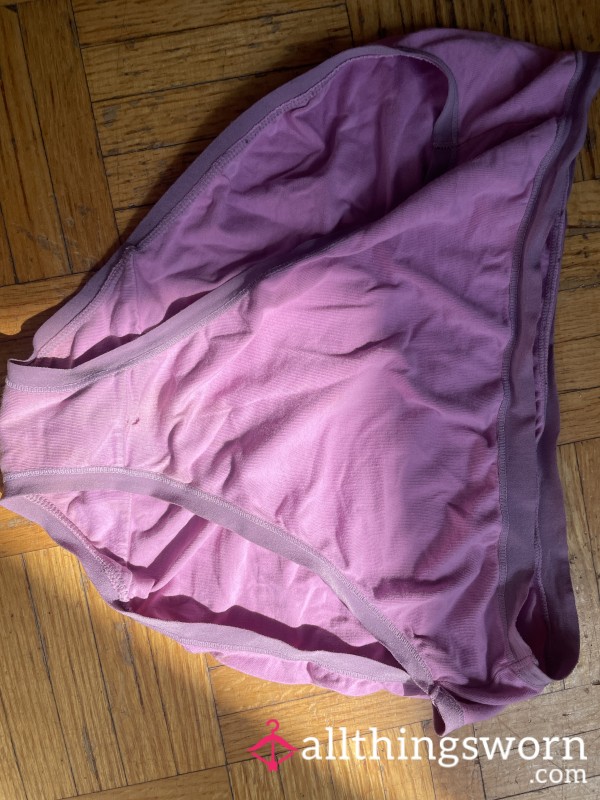 Used Full Back Pink Panties