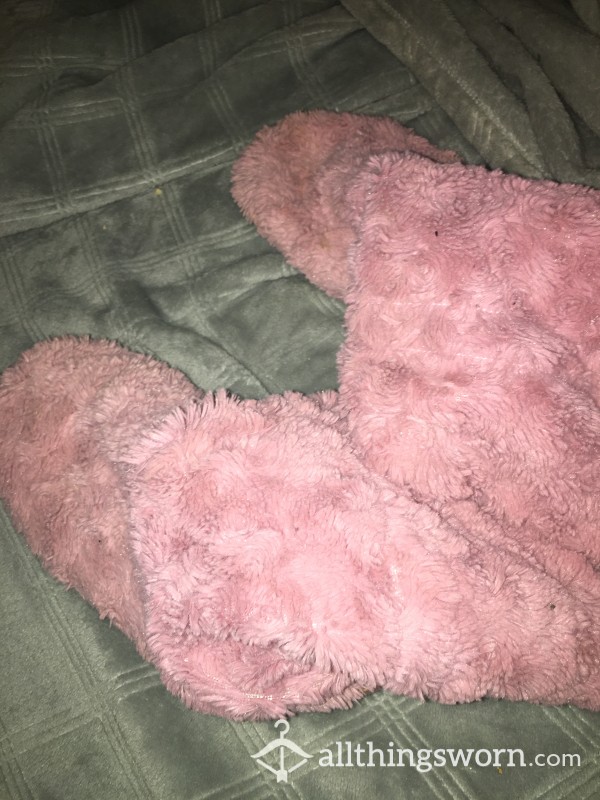 SOLD - Used Fuzzy Slippers