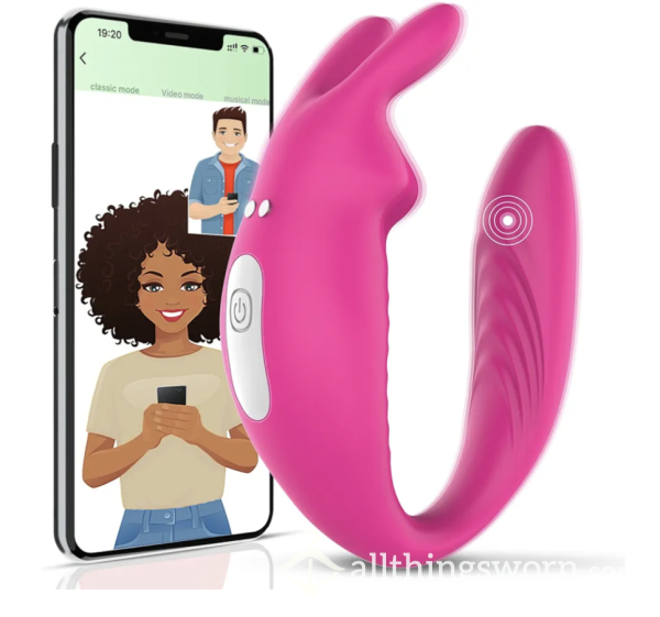 Used G-Spot & Clitoris Vibrator (Interactive With App & Remote)