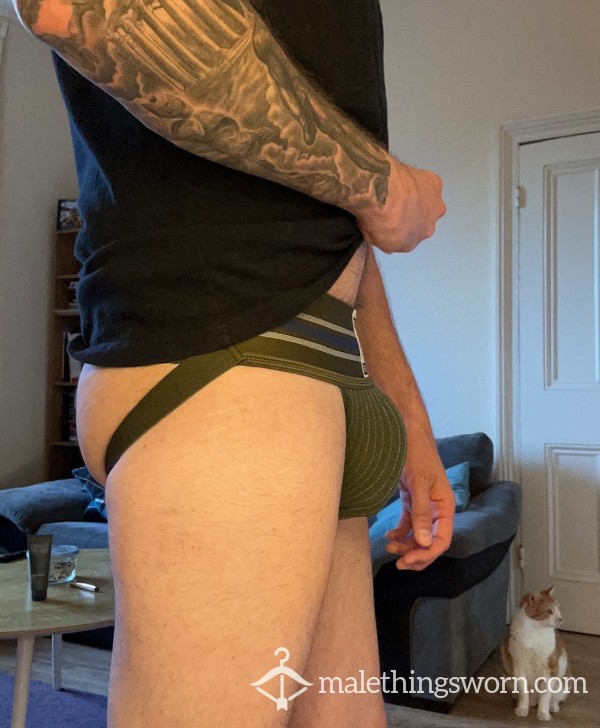 Used Green Jock (M) Cat Not Included