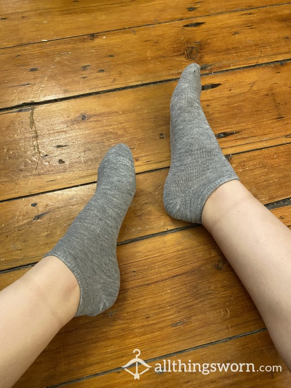 Used Grey Socks