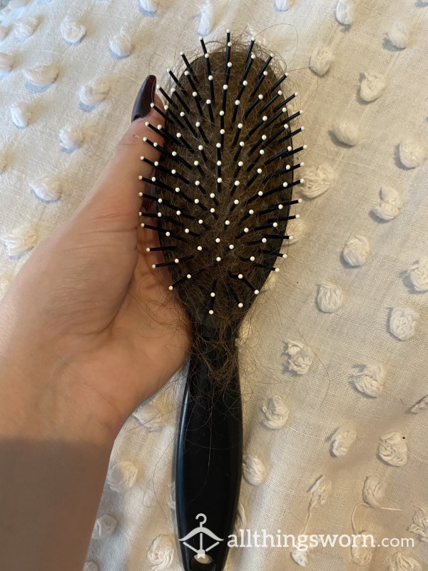 Used Hair Brush With My Hair In It!!! Used In The Shower! Handle Partially Broken From Brushing So Hard Through My Hair!