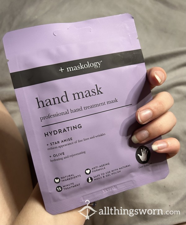 Used Hand Mask 💜