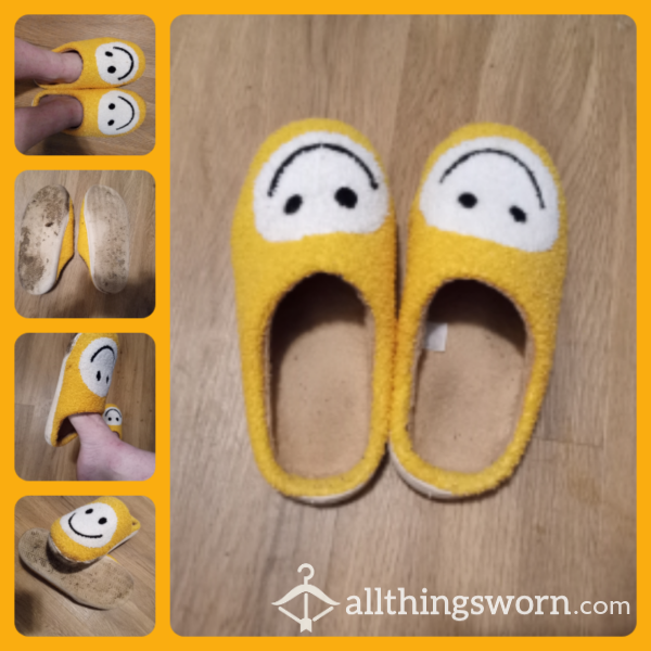 Used Happy Face Slippers 🙂🙂