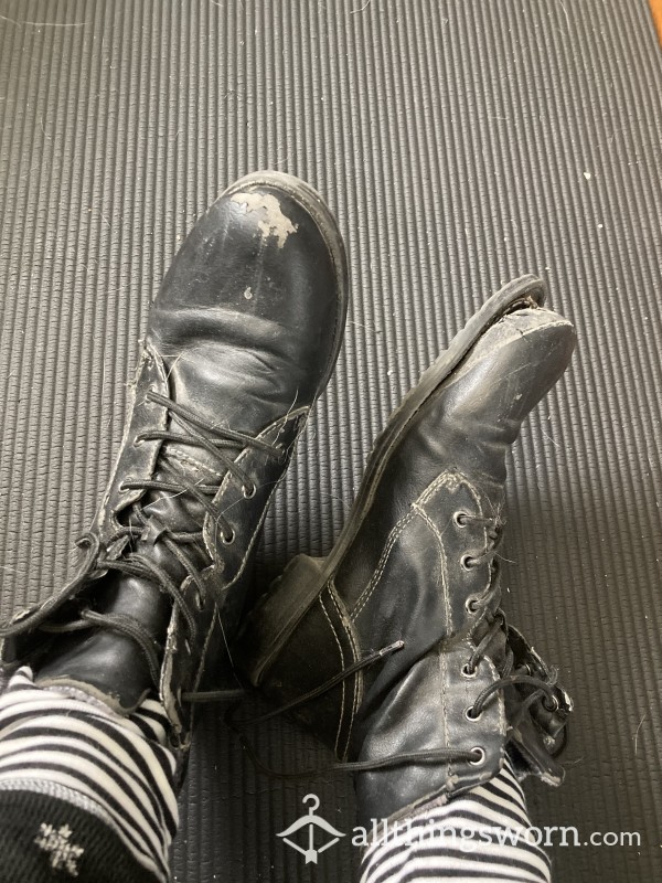 Used Hiking Combat Boots
