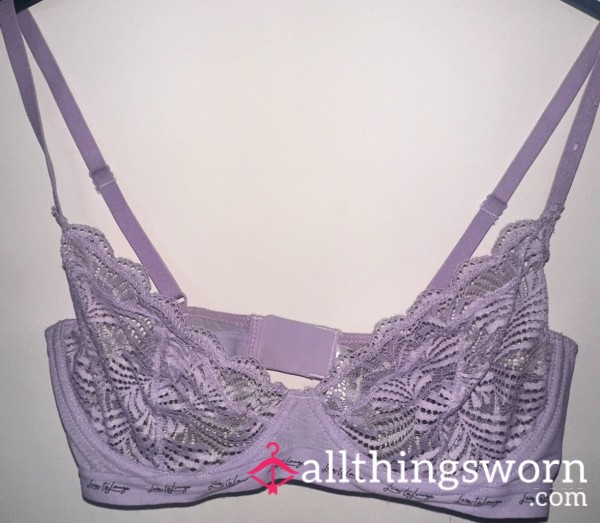 Used Lace Lilac Bra