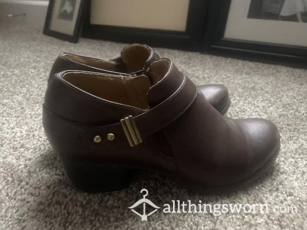 Used Leather Ankle Boots