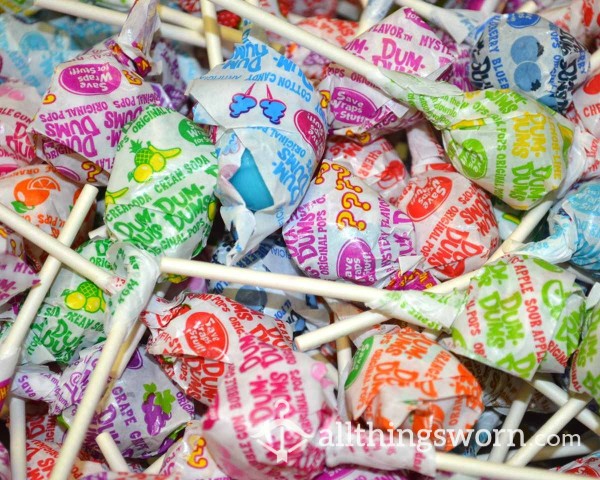 Used Lollipops - Naughty Suckers, Dumdums, Pick Your Flavor