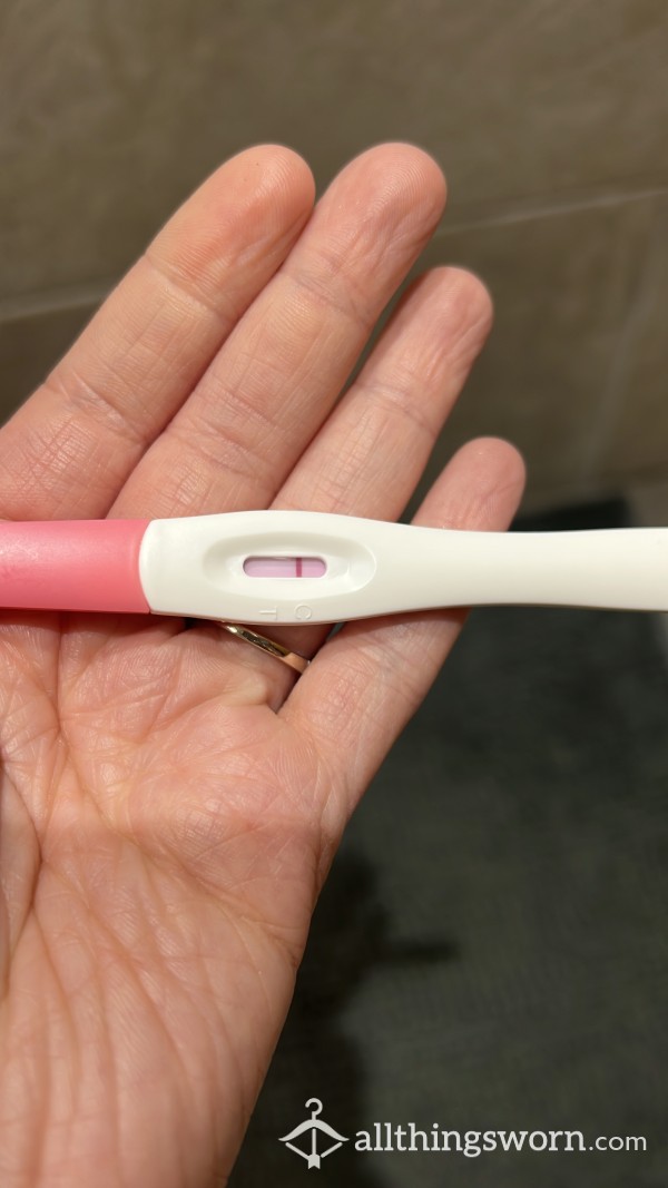Used Negative Pregnancy Test