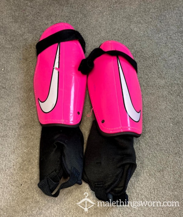 Used Nike Shin Pads (pink)