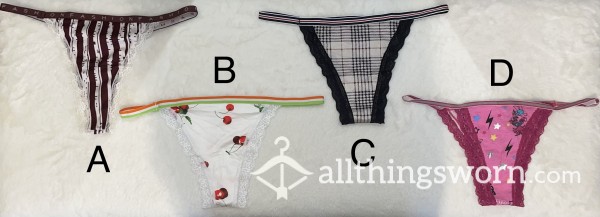 Used Panties - String Bikinis