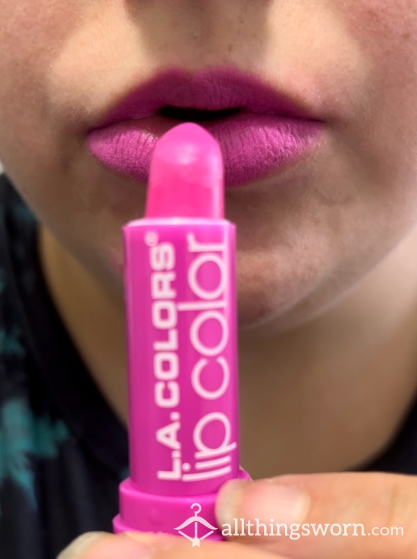 Used Pink Lipstick