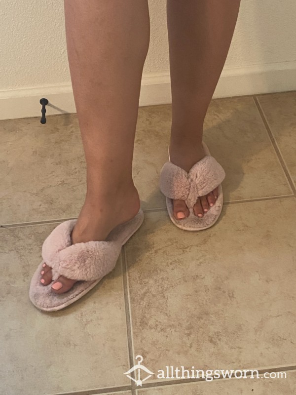 Used Pink Slippers