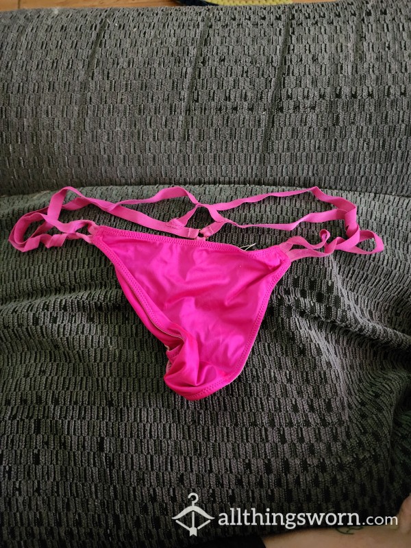Used Pink Thong