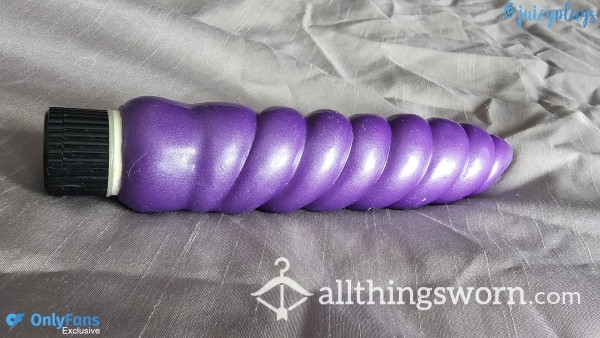 Used Purple Toy From One Of My Porn Hub Videos
