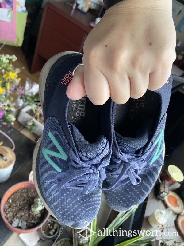 Very Well-worn Used Running Shoes