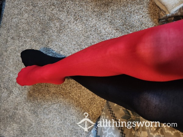 Used Sexy Harley Quinn Stockings 24hr Wear