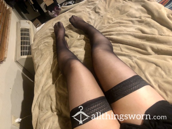 Used Sheer Thigh Highs Looking For A New Loving Home 🥵😻