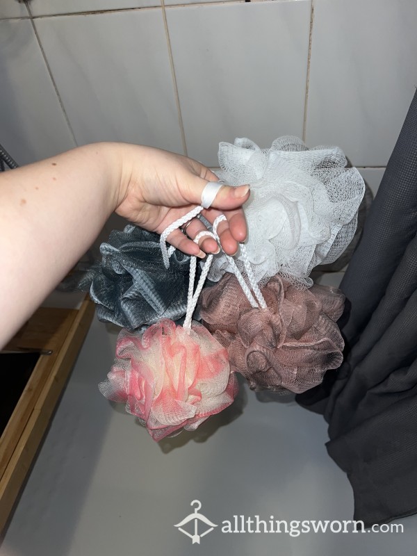 Used Shower Scrunchies