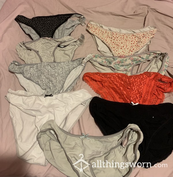 24 Hour Used Smelly Knickers With Vaginal Discharge