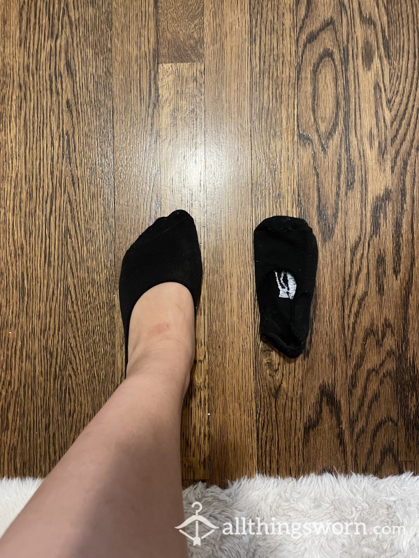 Used Socks - Black Footsies