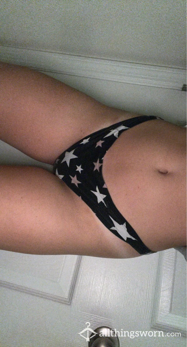 Used Star Thong (worn By Me And Sister)