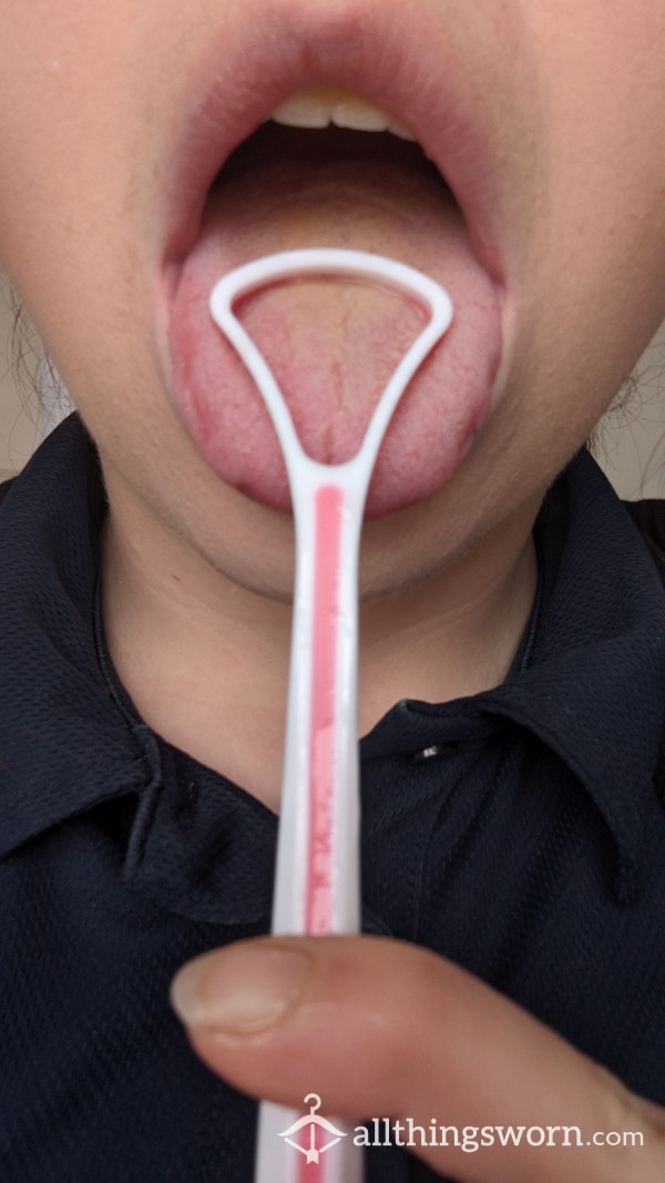 Used Tongue Scraper👅