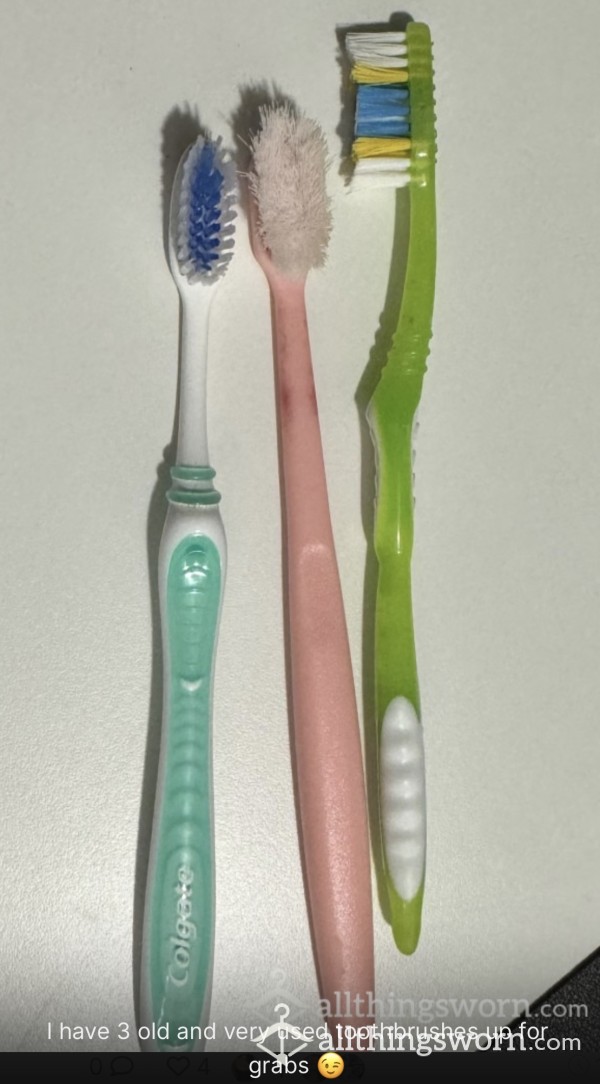 Used ToothBrushes