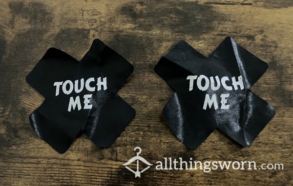 Used “Touch Me” Titty Pasties - Includes US Shipping - Find Out Where They Were Worn - BDSM Play -
