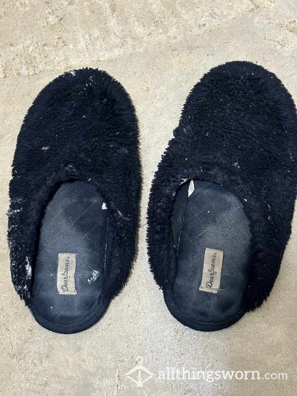 Used Very Dirty, Furry House Shoes