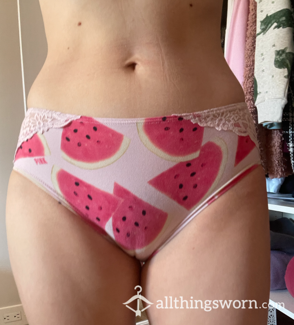 Used Watermelon Print Pink VS Pink Undies