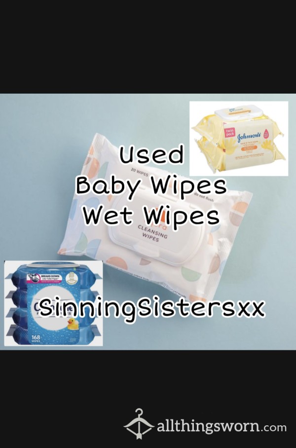 Used Wet Wipes~SinningSistersxx