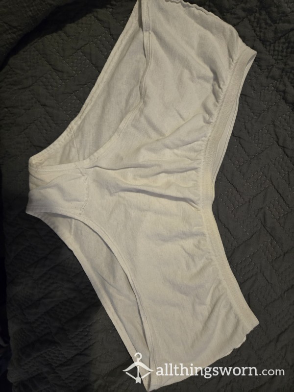 Used White Cotton Panties